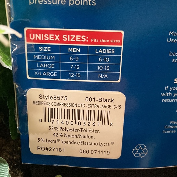 NWOT MediPeds Supportive Compression - Picture 4 of 7